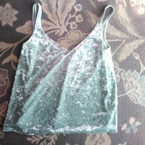 Crushed Velvet Tank Top